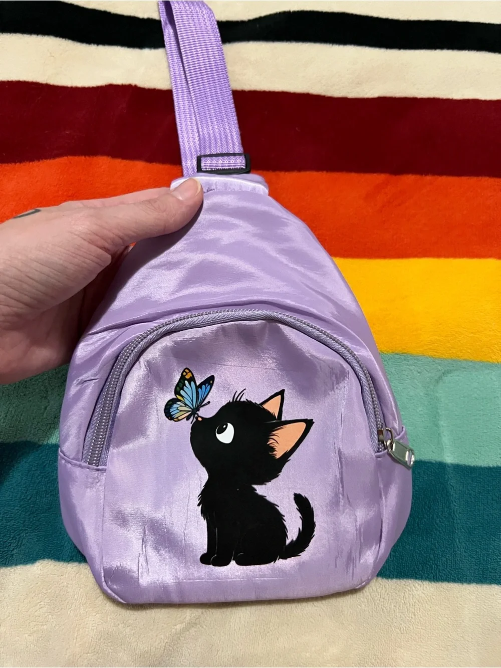 Kids Kitty Cat Sling Bag 🐈‍⬛NWOT 🦋